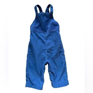 Vintage, Health-Tex, blue corduroy overalls, 18 months